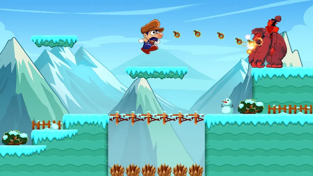 Super Bino Go:Adventure Jungle (Супер Бино Го) [МОД: Бесконечные деньги, Монеты и Мега MOD] Screenshot 4