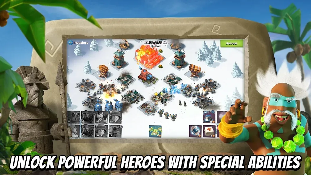 Boom Beach (Бум Бич) [МОД: Деньги, Монеты и Меню MOD] Screenshot 3