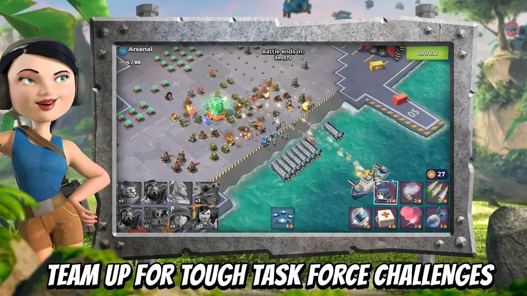 Boom Beach (Бум Бич) [МОД: Деньги, Монеты и Меню MOD] Screenshot 5