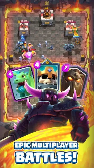Clash Royale (Клаш Рояль) [МОД: Все открыто, Дополнительные деньги и Меню MOD] Screenshot 1