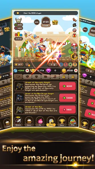 +9 God Blessing Cash Knight [МОД: Деньги, Монеты и Меню MOD] Screenshot 4