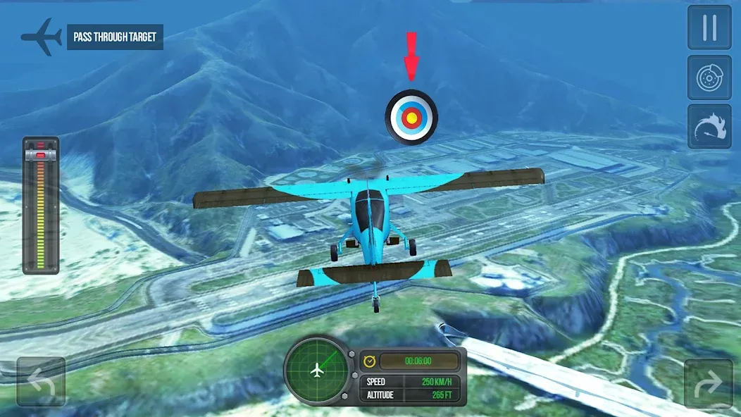 Flight Simulator - Plane Games [МОД: Все открыто, Дополнительные деньги и Меню MOD] Screenshot 5