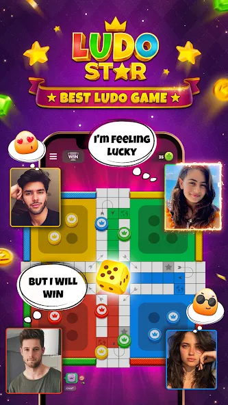 Ludo STAR: Online Dice Game (Лудо СТАР) [МОД: Много денег, Монет и Все открыто] Screenshot 1