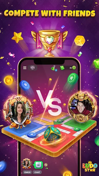 Ludo STAR: Online Dice Game (Лудо СТАР) [МОД: Много денег, Монет и Все открыто] Screenshot 2