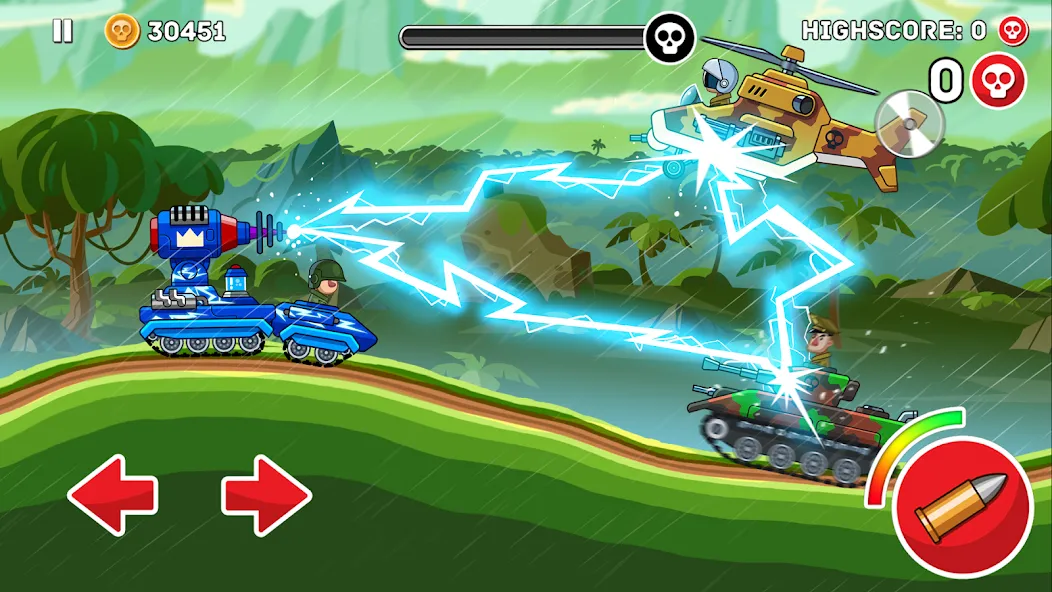 Hills of Steel (Хиллс оф Стил) [МОД: Бесконечные деньги, Монеты и Мега MOD] Screenshot 4