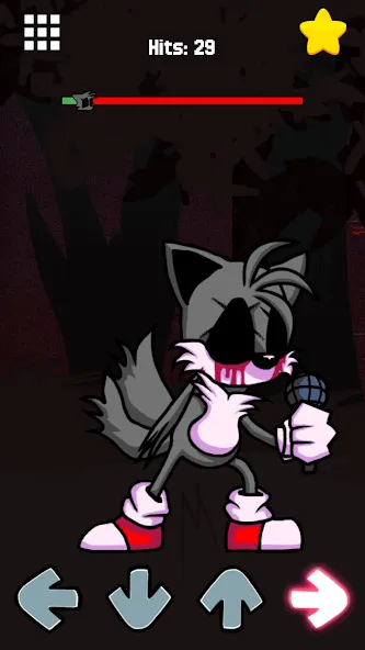 Horror Sonik.EXE v2 FNF Mod [МОД: Меню, Бесконечные монеты и Открытые уровни] Screenshot 3