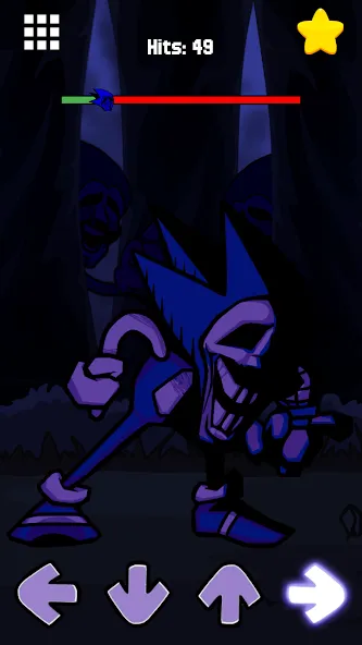 Horror Sonik.EXE v2 FNF Mod [МОД: Меню, Бесконечные монеты и Открытые уровни] Screenshot 5