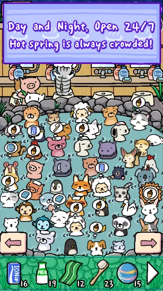 Animal Hot Springs [МОД: Деньги, Монеты и Меню MOD] Screenshot 3