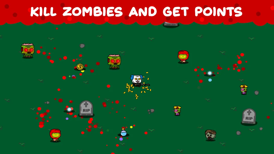 Zombie Loop - Shooter survival (Зомби Луп) [МОД: Много денег, Монет и Все открыто] Screenshot 1