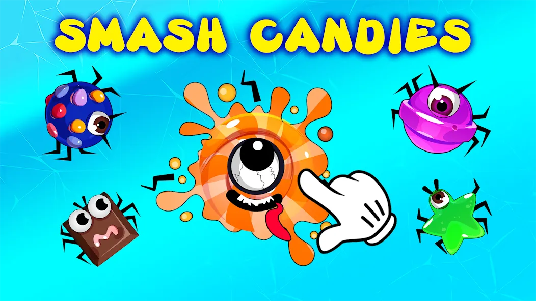 Bug Smashing toddler games [МОД: Меню, Бесконечные монеты и Открытые уровни] Screenshot 2