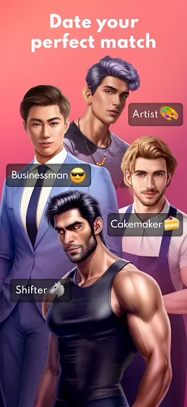 Love Sparks: Dating Sim (Лав Спаркс) [МОД: Меню, Бесконечные монеты и Открытые уровни] Screenshot 3