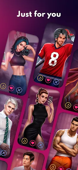 Love Sparks: Dating Sim (Лав Спаркс) [МОД: Меню, Бесконечные монеты и Открытые уровни] Screenshot 5