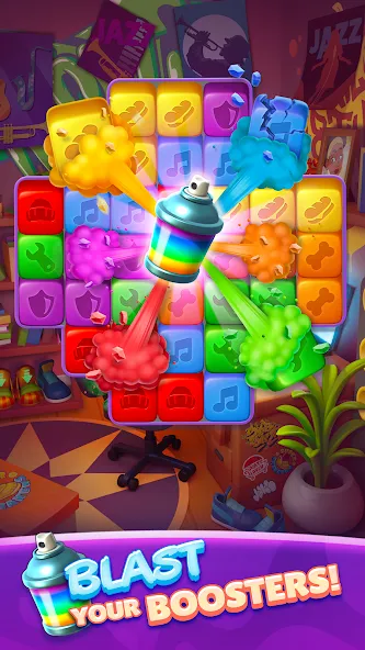 Subway Surfers Blast (Сабвей Серферс Бласт) [МОД: Все открыто, Дополнительные деньги и Меню MOD] Screenshot 3