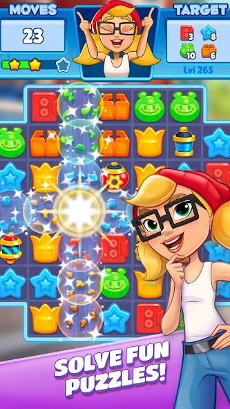 Subway Surfers Match (Сабвей Серферс Матч) [МОД: Деньги, Монеты и Меню MOD] Screenshot 1