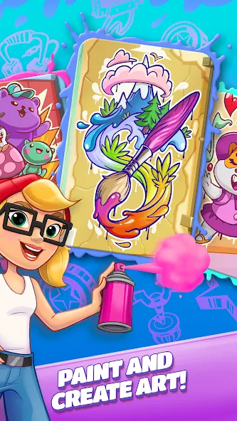 Subway Surfers Match (Сабвей Серферс Матч) [МОД: Деньги, Монеты и Меню MOD] Screenshot 3