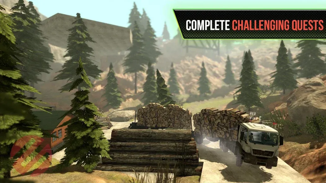 Truck Simulator OffRoad 4 [МОД: Меню, Бесконечные монеты и Открытые уровни] Screenshot 4