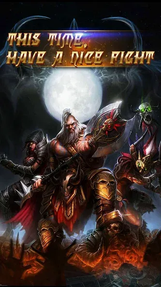Dark God of War：Idle AFK RPG [МОД: Меню, Бесконечные монеты и Открытые уровни] Screenshot 1