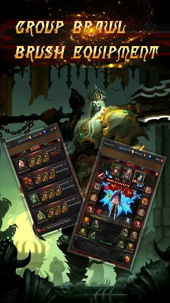 Dark God of War：Idle AFK RPG [МОД: Меню, Бесконечные монеты и Открытые уровни] Screenshot 3