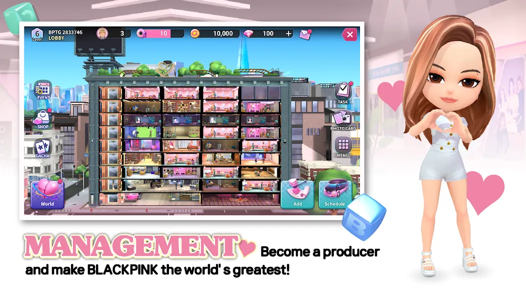 BLACKPINK THE GAME (БЛЭКПИНК ЗЕ ГЕЙМ) [МОД: Много денег, Монет и Все открыто] Screenshot 3