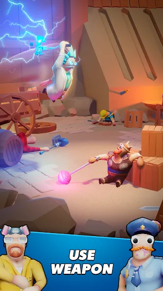 Gang Battle Party: Animals 3D [МОД: Меню, Бесконечные монеты и Открытые уровни] Screenshot 2
