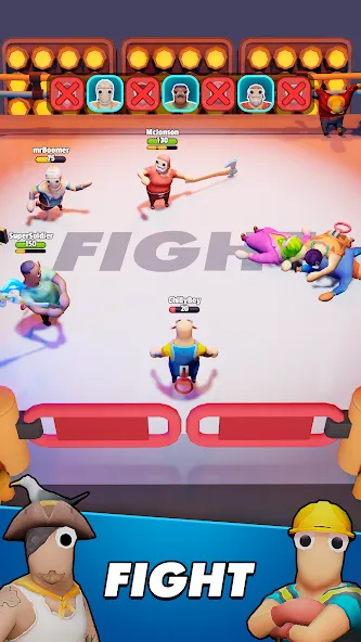 Gang Battle Party: Animals 3D [МОД: Меню, Бесконечные монеты и Открытые уровни] Screenshot 4