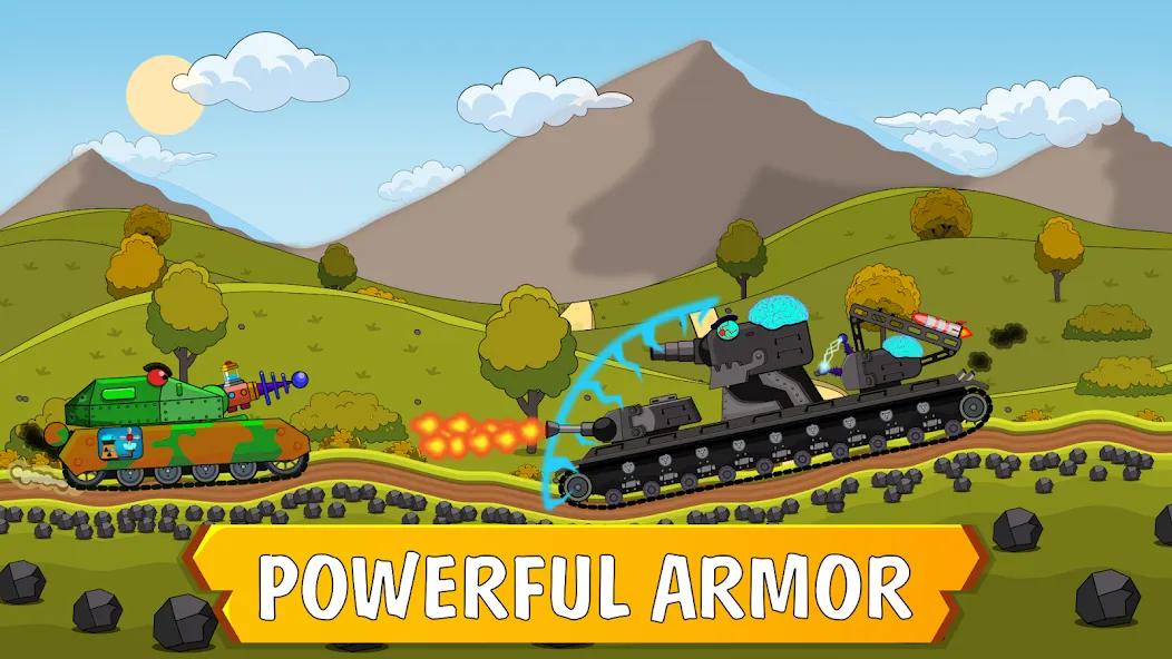 TankCraft – War Tank Battles (ТанкКрафт) [МОД: Меню, Бесконечные монеты и Открытые уровни] Screenshot 2
