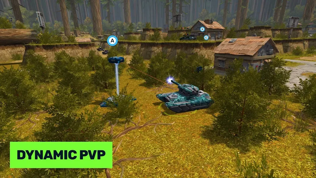 Tanki Online [МОД: Меню, Бесконечные монеты и Открытые уровни] Screenshot 2