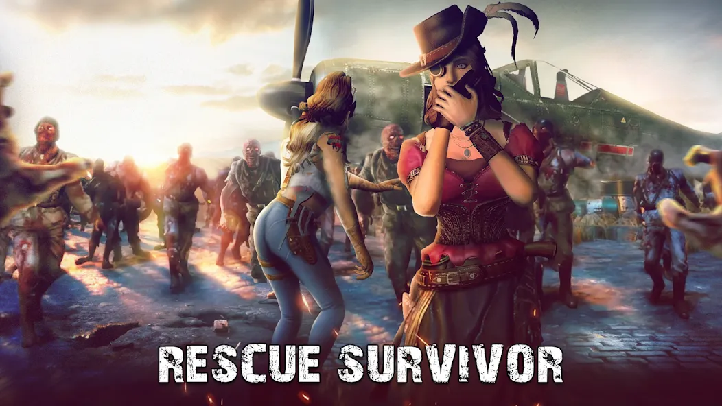Dead Empire: Zombie War (Дед Эмпайр) [МОД: Много монет, Открытые уровни и Мега MOD] Screenshot 4