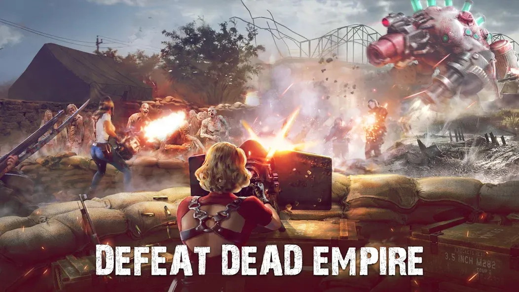 Dead Empire: Zombie War (Дед Эмпайр) [МОД: Много монет, Открытые уровни и Мега MOD] Screenshot 5