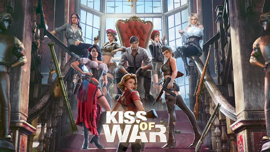 Kiss of War (Кисс оф Вор) [МОД: Меню, Бесконечные монеты и Открытые уровни] Screenshot 1
