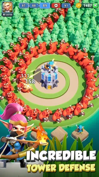 Kingdom Guard:Tower Defense TD (Кингдом Гард) [МОД: Все открыто, Дополнительные деньги и Меню MOD] Screenshot 3
