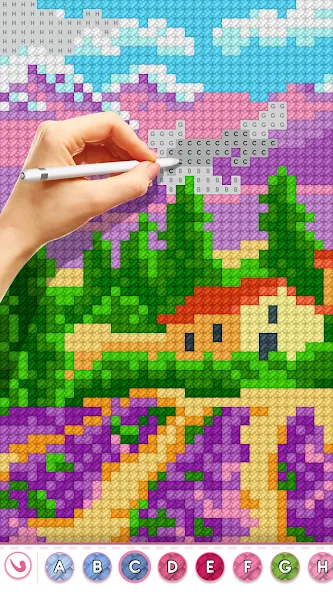 Cross Stitch Masters [МОД: Много денег, Монет и Все открыто] Screenshot 1