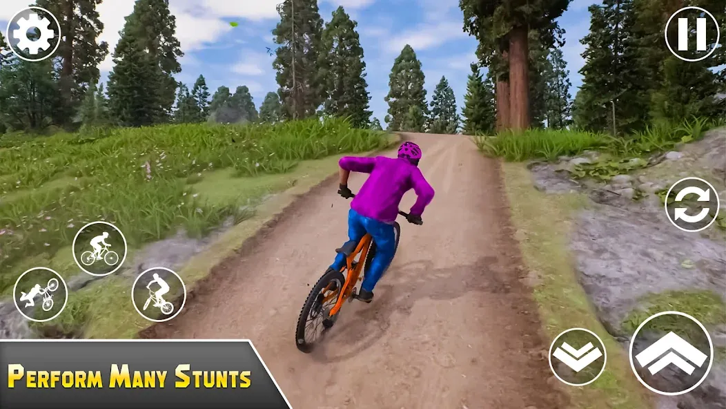 BMX Bicycle Games Offroad Bike [МОД: Бесконечные деньги, Монеты и Мега MOD] Screenshot 4
