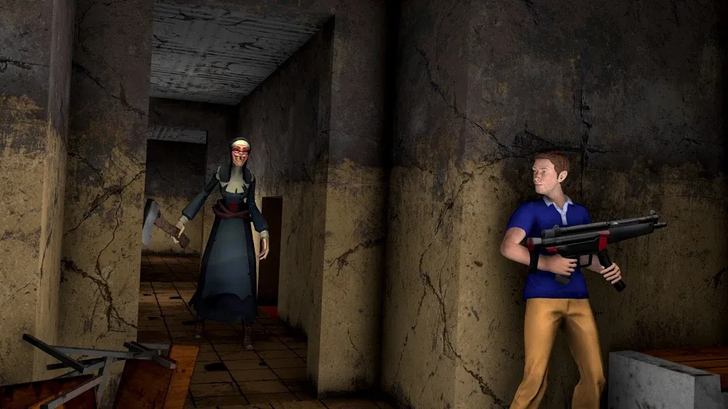 Scary Nun Horror School Escape [МОД: Меню, Бесконечные монеты и Открытые уровни] Screenshot 2