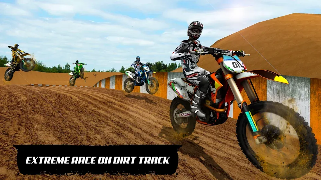 Motocross Dirt Bike Champions (Мотокросс Чемпионы Грязевых Мотоциклов) [МОД: Бесконечные деньги, Монеты и Мега MOD] Screenshot 1