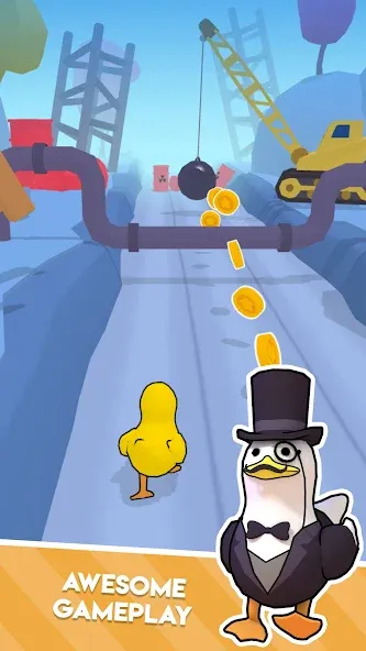 Duck On The Run (Дак он зе Ран) [МОД: Деньги, Монеты и Меню MOD] Screenshot 2