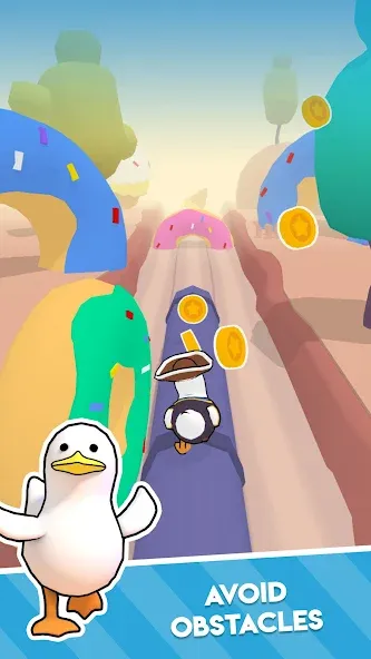 Duck On The Run (Дак он зе Ран) [МОД: Деньги, Монеты и Меню MOD] Screenshot 3