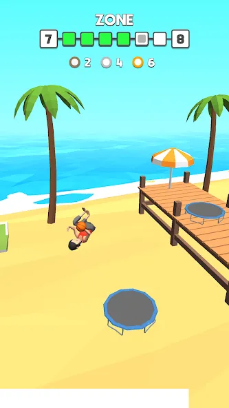 Flip Dunk (Флип Данк) [МОД: Много денег, Монет и Все открыто] Screenshot 4