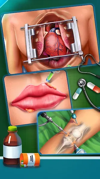 Surgery Doctor Simulator Games [МОД: Все открыто, Дополнительные деньги и Меню MOD] Screenshot 4