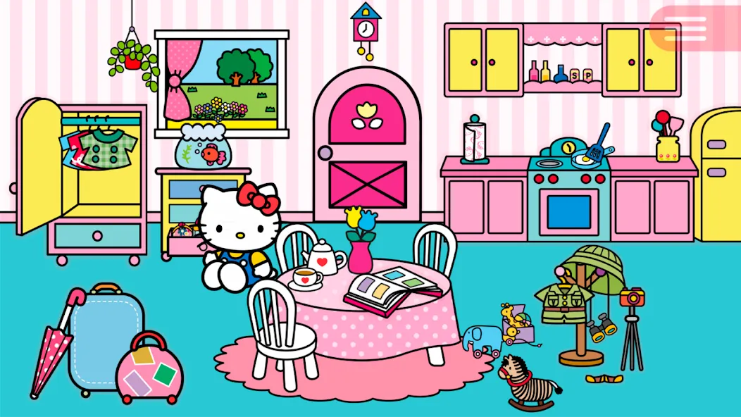 Hello Kitty Around The World [МОД: Меню, Бесконечные монеты и Открытые уровни] Screenshot 1