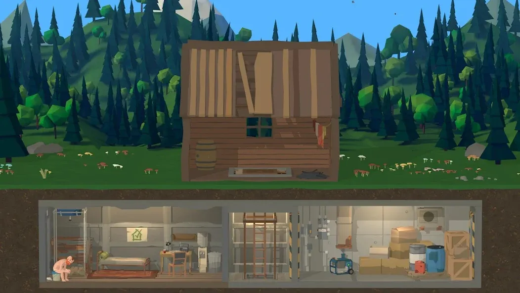 Zombie Forest 3: Underground (Зомби лес 3) [МОД: Меню, Бесконечные монеты и Открытые уровни] Screenshot 1