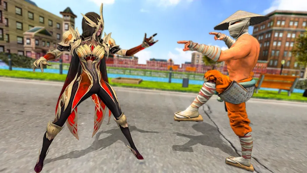 Ninja Master 3D Fighting Games [МОД: Меню, Бесконечные монеты и Открытые уровни] Screenshot 5