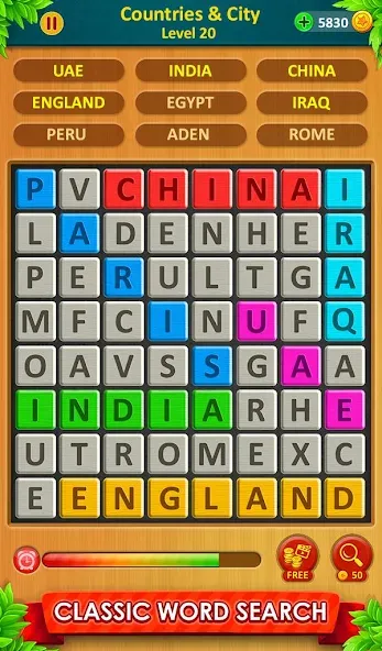 Word Game 2024 - Word Connect (Ворд Гейм 2023) [МОД: Много денег, Монет и Все открыто] Screenshot 2