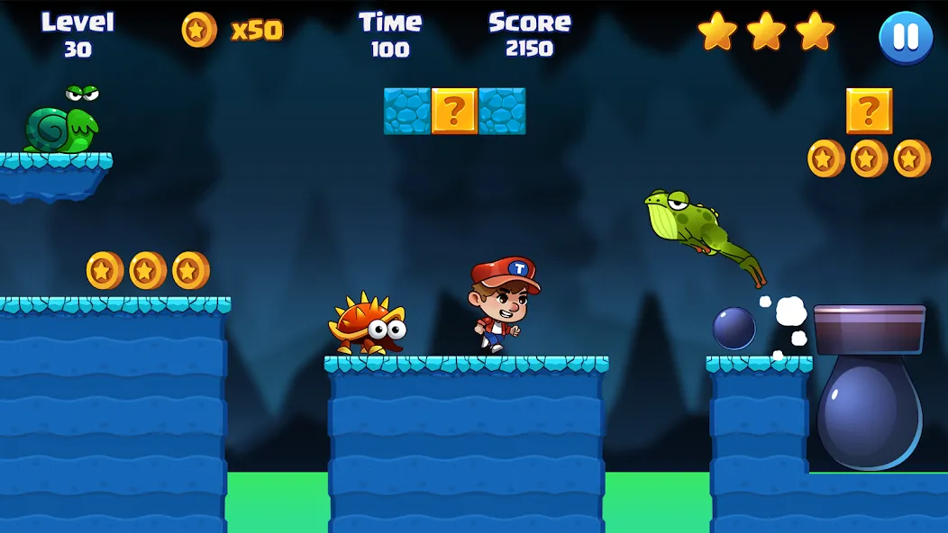Super Bill World-Fun Adventure (Супер Билл Мир) [МОД: Деньги, Монеты и Меню MOD] Screenshot 3