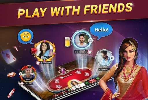 Teen Patti Gold, Rummy & Poker (Тин Патти Голд Кард Гейм) [МОД: Деньги, Монеты и Меню MOD] Screenshot 5