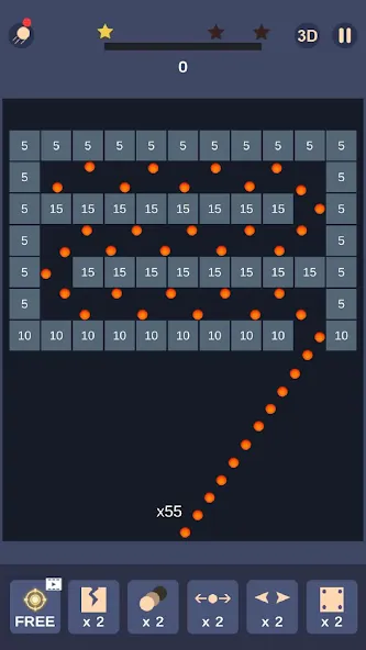 Bricks and Balls-Brick Crusher (Брикс энд Болс) [МОД: Деньги, Монеты и Меню MOD] Screenshot 1
