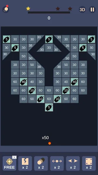 Bricks and Balls-Brick Crusher (Брикс энд Болс) [МОД: Деньги, Монеты и Меню MOD] Screenshot 5