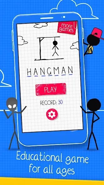 Hangman [МОД: Деньги, Монеты и Меню MOD] Screenshot 4