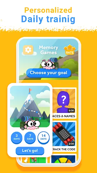 Train your Brain. Memory Games [МОД: Все открыто, Дополнительные деньги и Меню MOD] Screenshot 3