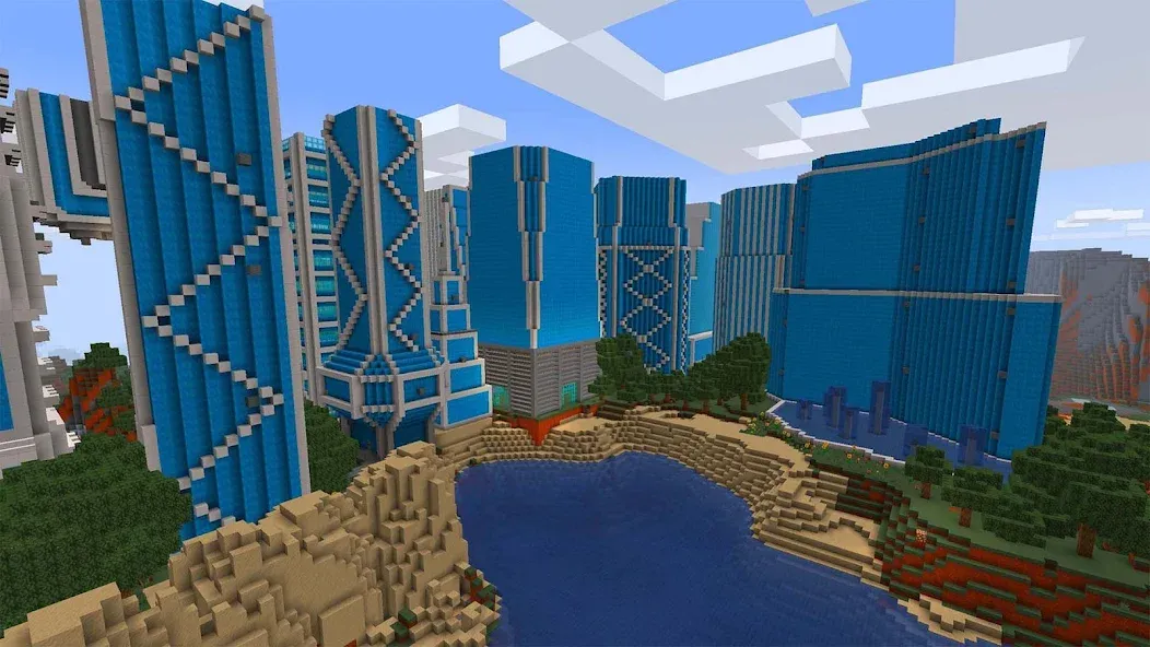 Mini Block Craft Realm Craft (РеалмКрафт) [МОД: Бесконечные деньги, Монеты и Мега MOD] Screenshot 3